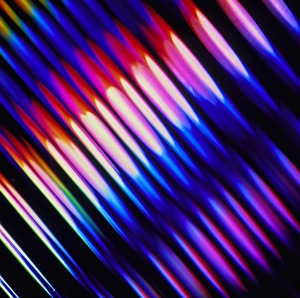 Abstract Patterns Stampe: Abstract pattern with diffracted light