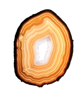 Quartz Crystals Stampe: Agate slice