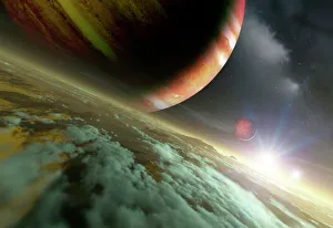 Stelle binarie di Alpha Centauri e pianeti