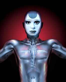 Artificial Intelligence Illustration Stampe: Android