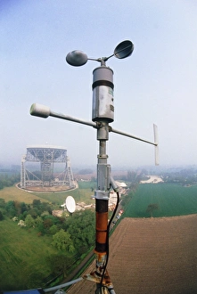 Manchester England Landmarks Stampe: An anemometer