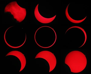 Annular Solar Eclipse Stampe: Annular solar eclipse