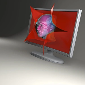 Artificial Intelligence Image Stampe: Artificial intelligence, conceptual image