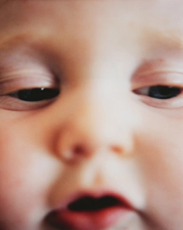 Child Development Stages Stampe: Babys face