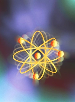 Atomic Structure Diagram Stampe: Beryllium atom