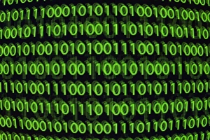 Binary Code Concept Stampe: Binary code, conceptual image C018 / 8580