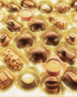 Snack Food Images Stampe: Box of chocolates