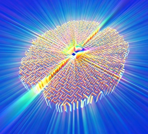 Conceptual Brain Image Stampe: Brain complexity, conceptual artwork