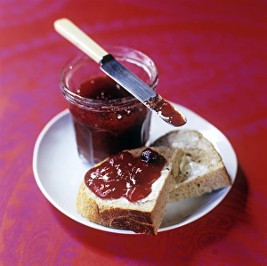 Kitchen Table Setting Stampe: Bread and jam