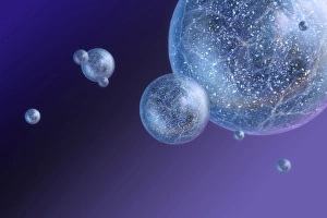 Big Bang Theory Stampe: Bubble universes, artwork