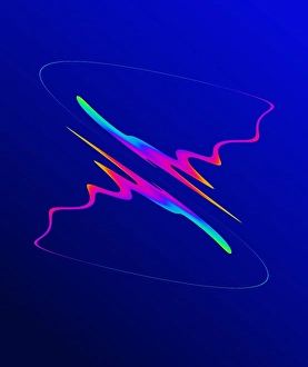 Stampe di La mappa del caos. Modello computer di caos prodotto da un'operazione matematica ripetuta (iterazione) chiamata mapping Immagini datate 2004 gennaio: Carta del caos