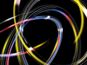 Stampe di Disegni d'arte informatici astratti di cerchi Immagini datate 2002 dicembre: Circoli, arte di calcolo astratto