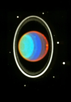 Planetary Science Photos Stampe: Clouds in atmosphere of Uranus