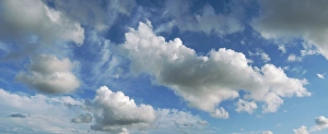 High Altitude Clouds Stampe: Clouds in blue sky