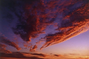 Clouds At Sunset Stampe: Clouds at sunset