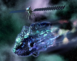 Solar System Exploration Stampe: Comet spacecraft