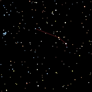 Zodiac Art Stampe: Computer artwork of the constellation of Aries