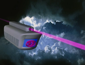Electronic Communication Stampe: Computer artwork of e-mail train on superhighway