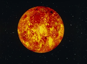 Astronomy Images Stampe: Computer graphic of the Sun