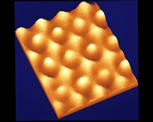 Confocal Microscopy Images Stampe: Confocal microscope image of optical computer tape