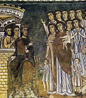 13th Century Artwork Stampe: Constantine the leper