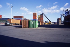 Industrial Transportation Equipment Stampe: Container port