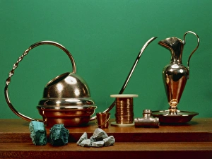 Transition Metal Properties Stampe: Copper objects and ores