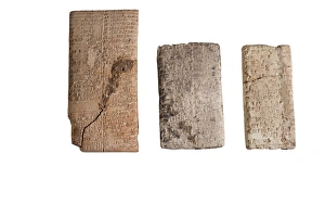 Ancient Mesopotamian Artifacts Stampe: Cuneiform clay tablets