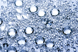 Polished Gemstones Stampe: Diamonds