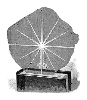 19th Century Science Experiments Stampe: Diffraction demonstration, 19th century