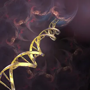 IL DNA Stampe: Molecola di DNA, opera d'arte