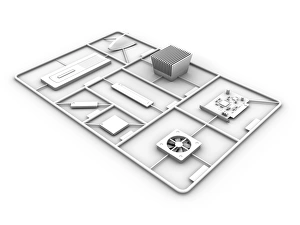 Circuit Board Design Stampe: Electronic components, artwork