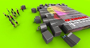 Conceptual Computer Artwork Stampe: Electronic publishing