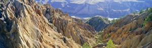 Erosion In Nature Stampe: Eroded landscape