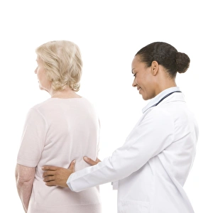 Medical Checkup Stampe: Back examination