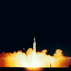 Stampe di L'Explorer 1 lanciato Immagini datate 2007 febbraio: Lancio dell'Esploratore 1