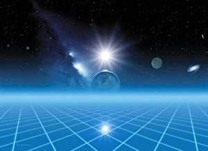 Extrasolar Planet Stampe: Extrasolar planetary system, artwork