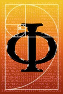 Stampe di La spirale di Fibonacci e il filo d'oro, arte informatica. Il costante filo d'oro, scritto a 866 decimali, viene calcolato come (1 + radice quadrata di cinque, diviso per due) Immagini datate 2003: Spirale di Fibonacci e Filo d'Oro dell'arte
