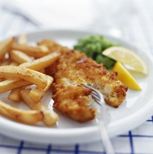 British Cuisine Images Stampe: Fish and chips