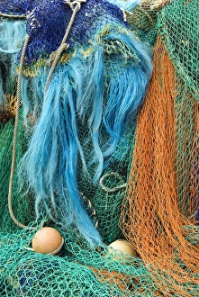 United Kingdom Coastlines Stampe: Fishing nets