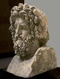 Greek Mythology Stampe: Head of Asclepius
