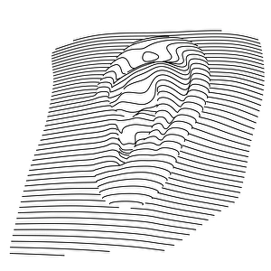 Human Ear Anatomy Stampe: Human ear, computer artwork