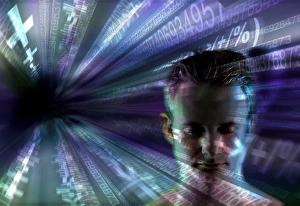 Brain Function Illustration Stampe: Intelligence, conceptual image