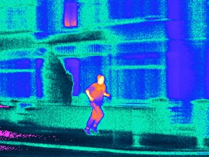 Thermography Images Stampe: Jogging, thermogram
