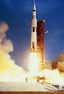 Manned Spaceflight History Stampe: Launch of Apollo 11