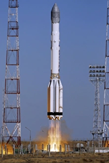 Navetta Spaziale Stampe: Lancio del razzo Proton-K