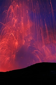 Kilauea Volcano Eruption Stampe: Lava explosion