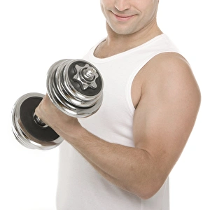 Weightlifting Exercises Stampe: Lifting weights