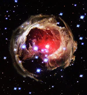 Telescopio Hubble Stampe: Echi di luce da stella che esplode