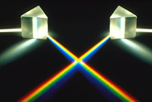 Refraction Of Light Stampe: Light through prisms